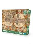 1000 Parça Eski Dünya Haritası Puzzle thumbnail 1