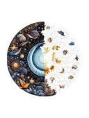 Benzersiz şekilli parçalarla ahşap puzzle, 252 parça thumbnail 3