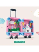 Eğitici Pembe Valiz Yapı Blokları Seti - 519 Parça thumbnail 2