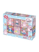 Kolaj Temalı 200 Parça Pembe Puzzle Yapboz thumbnail 1