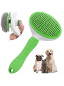 Çelik İğneli Otomatik Temizlenen Ergonomik Kedi Tarağı thumbnail 1