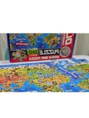 Dünya Haritası Temalı Eğlenceli Puzzle Seti thumbnail 3
