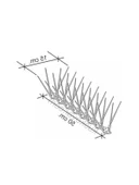 Şeffaf Kuş Teli, 2.5 Metre, 5 Adet thumbnail 3