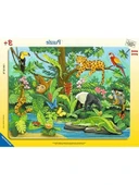 11 Parçalı Canlı Renklerde Hayvanlar Puzzle thumbnail 1