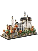 3455 Parça Detaylı Neuschwanstein Şatosu Model Seti thumbnail 2