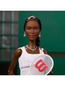 Barbie Inspiring Women Serisi, Venus Williams Moda Mankeni, Karakteristik Tenis Üniforması ve Raketi, Genişletilebilir Ambalaj Dahil, HRM49 thumbnail 3
