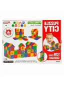 128 Parça Eğlenceli Puzzle Seti, Şehir Teması thumbnail 3