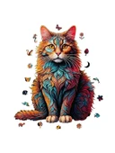 250 Parça Kedi Temalı Ahşap Puzzle Seti thumbnail 1