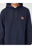 Nakışlı Kopşonlu Sweatshirt thumbnail 5