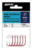 BKK Red Octopus Beak Straight Eye Olta İğnesi thumbnail 1