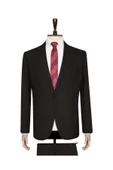Siyah Slim Fit Takım Elbise thumbnail 2