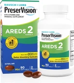 Bausch Lomb PreserVision AREDS 2 Göz Vitamini 90 Kapsül thumbnail 1