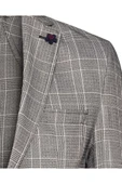 Slim Fit Desenli Erkek Ceket thumbnail 3