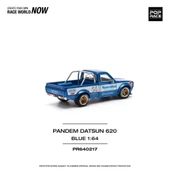 Pop Race 1/64 Pandem Datsun 620 Blue thumbnail 3