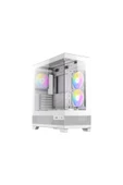 Antec CX700 ARGB Mid Tower Oyuncu Kasası Beyaz thumbnail 1