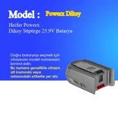 Heifer Powerx Dikey Süpürge 2500 mAh Batarya thumbnail 2