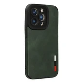 Apple İphone 14 Pro Max Kılıf Loop Deri Silikon - Yeşil thumbnail 2