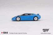 Mini GT MGT00644 1/64 Bugatti EB110 GT Blue Bugatti thumbnail 2