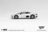 Mini GT MGT00960 1/64 Jaguar C-X75 Silver thumbnail 4