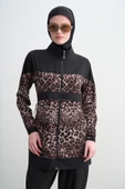 SW36.314 MOODBASİC LEOPARLI PARAOLU ÜÇLÜ TESETTÜR MAYO thumbnail 12