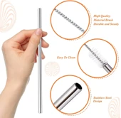 3 Parça Paslanmaz Çelik Pipet Seti thumbnail 3