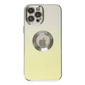 Apple İphone 12 Pro Max Kılıf Best Silikon - Sarı thumbnail 1