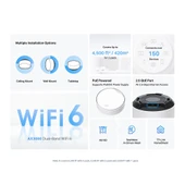 TP-LINK Deco X50-PoE Wıfı6 AX3000 Mesh Router 2li Set thumbnail 3
