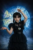 Wednesday Kostüm Siyah Renk Elbisesi thumbnail 5