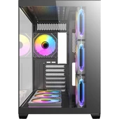 Antec CX Mirror Mid Tower Oyuncu Kasası Siyah thumbnail 2