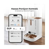 Petkit Yumshare Kameralı Çift Hazneli Akıllı Mama Kabı (Petkit Türkiye Garantili) thumbnail 9