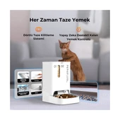 Petkit Yumshare Kameralı Çift Hazneli Akıllı Mama Kabı (Petkit Türkiye Garantili) thumbnail 5