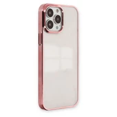 Apple İphone 13 Pro Max Kılıf Element Silikon - Pembe thumbnail 2