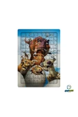GHOSTBASTIR Design Buz Devri 99 Parça Ayaklı Puzzle Dekoratif Çocuk Yapbozu 0149 thumbnail 1