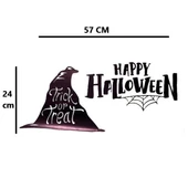 Happy Halloween Temalı Duvar Stickerı thumbnail 2