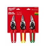 Milwaukee Kaportacı Makası Düz 3 Lü Set thumbnail 2