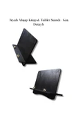 BYC TÜRKİYE Siyah Ahşap Kitap & Tablet Standı thumbnail 3