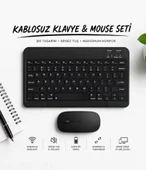 Kablosuz Klavye  Mouse Seti Kablosuz Özgürlüğün Keyfini Çıkarın thumbnail 5