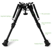 -Üstün Metal Alaşım Bipod Çatalayak thumbnail 2