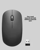 Optik Sensörlü Sessiz Fare – Geniş Uyumluluk Ve Ergonomik Yapı thumbnail 3