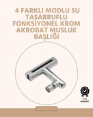 360° Dönüşlü Su Akışı Başlığı | 4'Ü 1 Arada Kullanım thumbnail 1