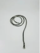 Rodyum Çelik Erkek Kolye 60 Cm - Ekl0020 thumbnail 2