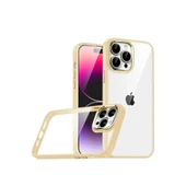 İphone 15 Pro Max Razer Lensli Silikon - Gold thumbnail 1
