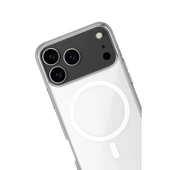 İphone 17 Pro Kılıf Magneticsafe Şeffaf Silikon - Şeffaf thumbnail 2