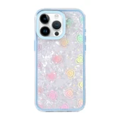 İphone 16 Pro Max Lumi Desenli Kapak - Mavi thumbnail 3