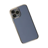 İphone 15 Pro Max Kılıf Volet Silikon - Mavi thumbnail 2