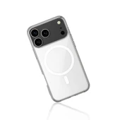 İphone 17 Pro Kılıf Magneticsafe Şeffaf Silikon - Şeffaf thumbnail 3