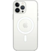 İphone 15 Pro Max Kılıf Magneticsafe Şeffaf Silikon - Şeffaf thumbnail 1