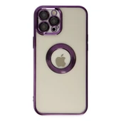 İphone 12 Pro Kılıf Slot Silikon - Mor thumbnail 1