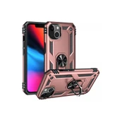 İphone 14 Plus Kılıf Sofya Yüzüklü Silikon Kapak - Rose thumbnail 2
