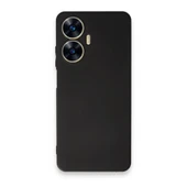 Realme C55 Kılıf First Silikon - Siyah thumbnail 1